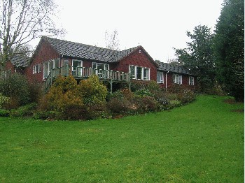 Elevated front of house